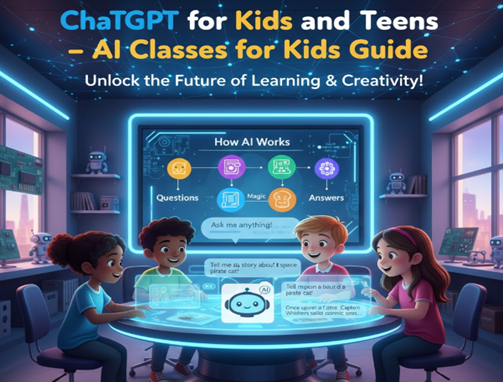 ChatGPT for Kids and Teen – AI Classes for Kids Guide